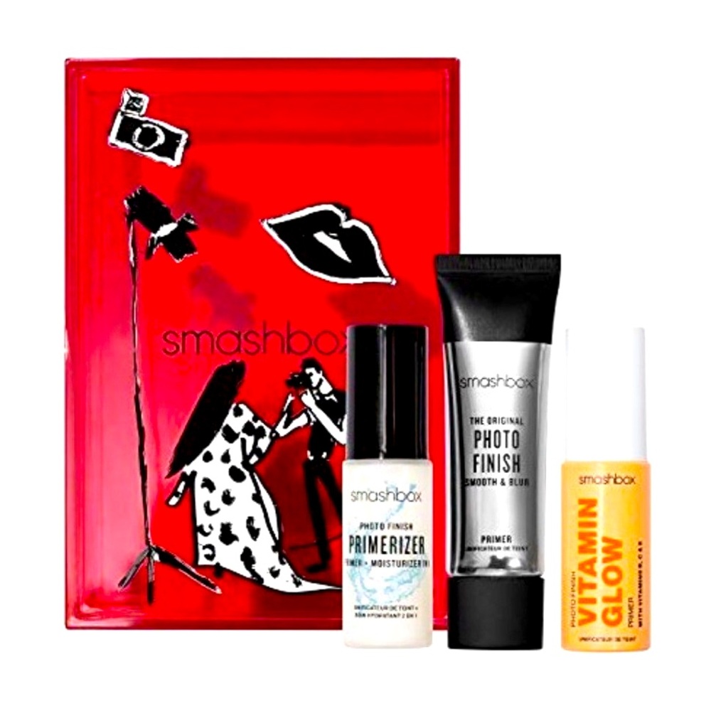 SMASHBOX LIMITED EDITION PHOTO FINISH PRIMER TRIO SET (NEW WITH TAGS)